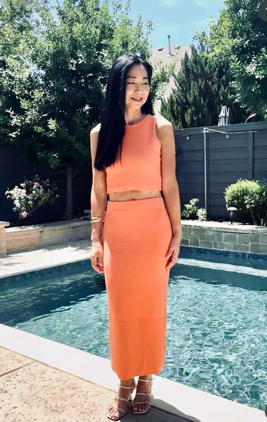 Lara Crop Knit Top & Maxi Skirt