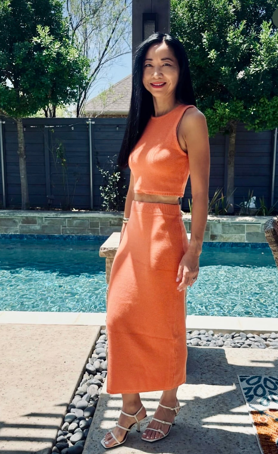 Lara Crop Knit Top & Maxi Skirt